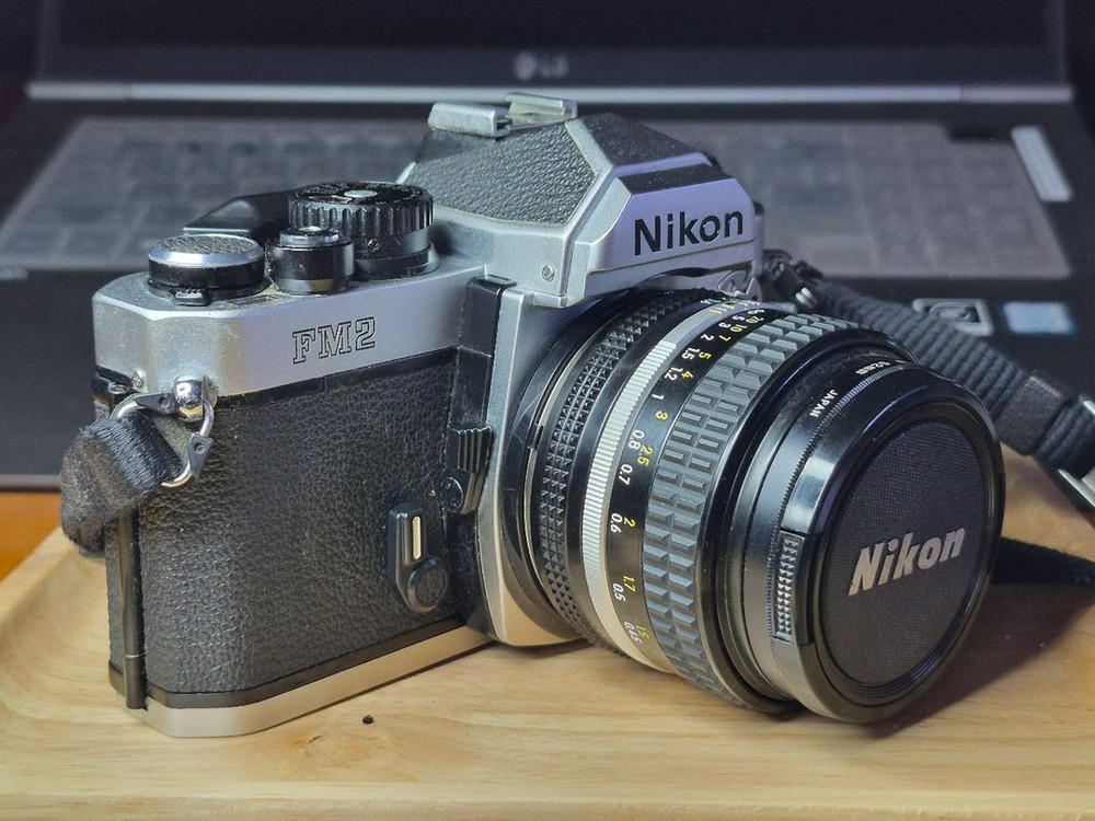 nikon fm2 필름카메라 + 렌즈 세트 이미지