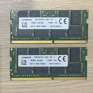 킹스톤 노트북용 DDR4 2400T 16GB 2개 총 32GB 이미지