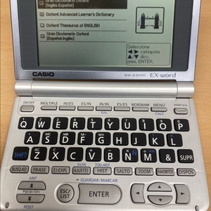 카시오 스페인어 전자사전 CASIO EX-word EW-S3000 이미지