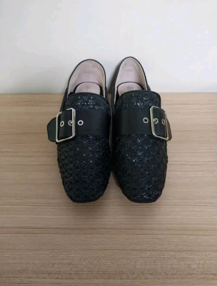 여성 핀 에스커 가죽 로퍼 , 여름 단화 (240) 이미지