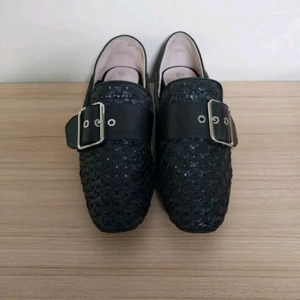 여성 핀 에스커 가죽 로퍼 , 여름 단화 (240) 이미지