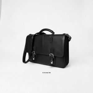 COACH 코치 소가죽 크로스 서류가방 이미지