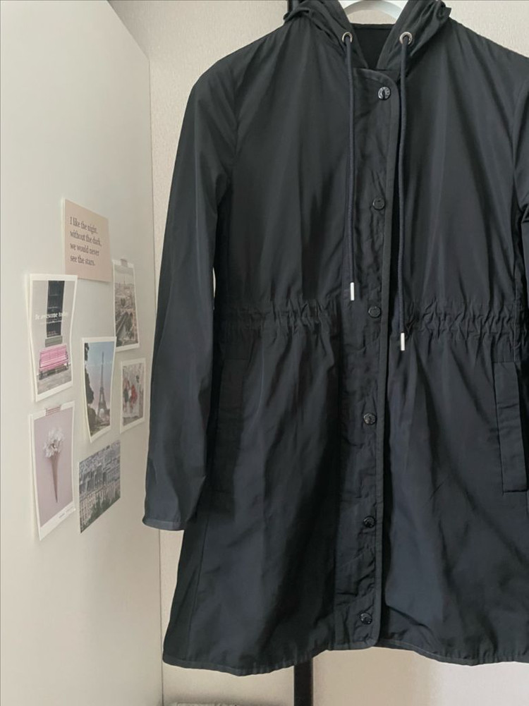 정품 몽클레어(moncler) 레브리스(Lebris) 후드 블랙 바람막이 사이즈0 이미지