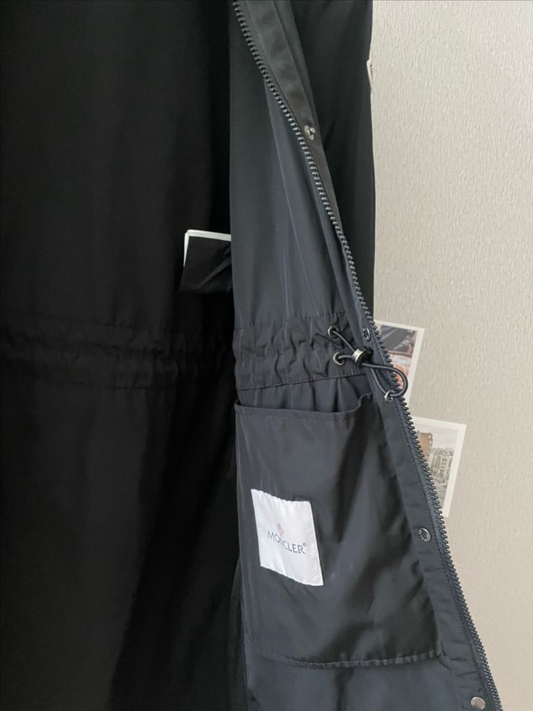 정품 몽클레어(moncler) 레브리스(Lebris) 후드 블랙 바람막이 사이즈0 이미지