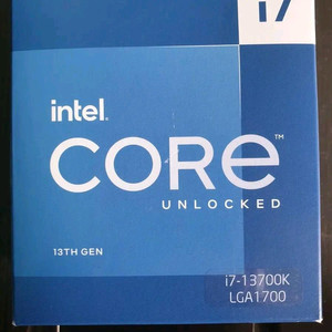 인텔 코어 i7-13700K 13세대 국내정품 이미지