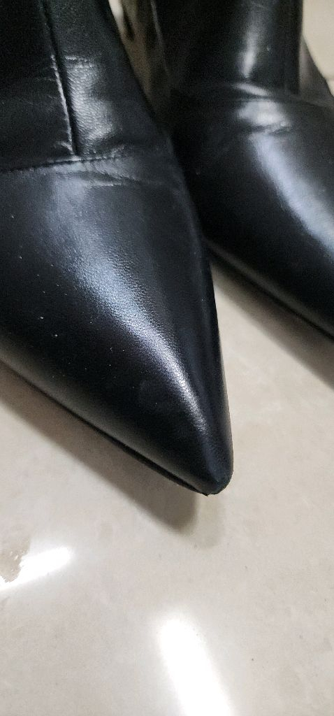 여성 미우미우 앵글부츠 255/ 토즈 샌들255 이미지
