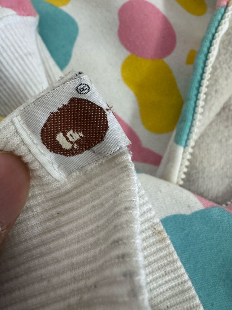 희귀!! 베이프 bape 올드스쿨 캔디 카모 후드집업 XL 이미지