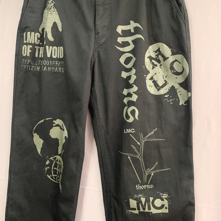 M LMC 그래픽 프린티드 디스크립션 워크 팬츠 이미지