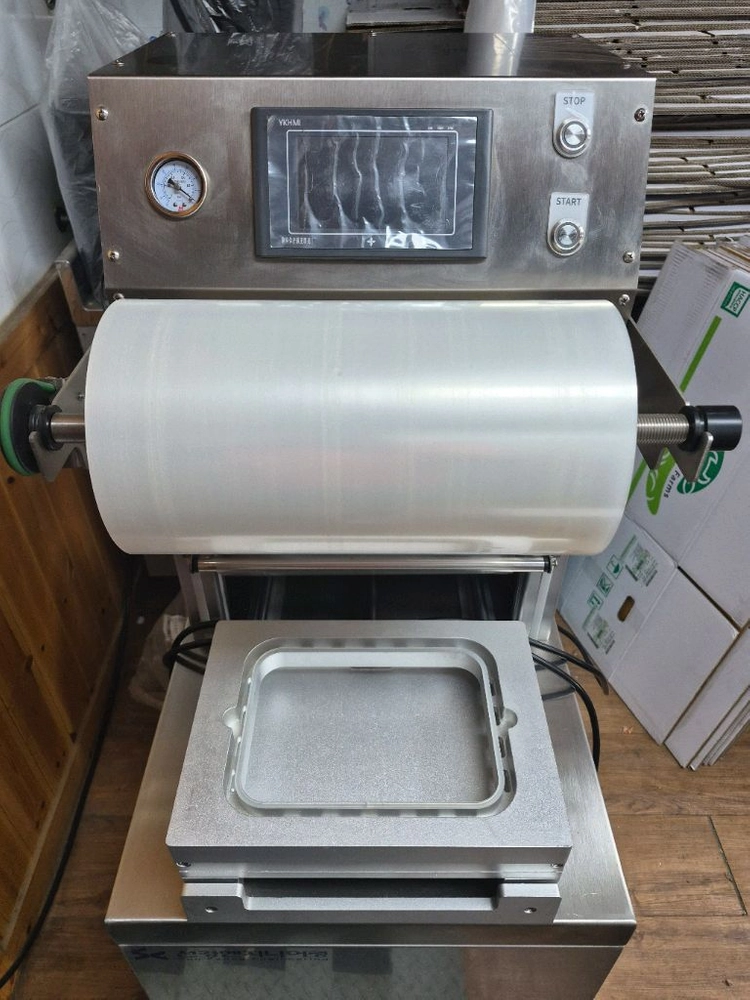 진공 스킨 포장기 콤팩트형 VSP-SK520 (반자동 1구) 선경엔지니어링 이미지