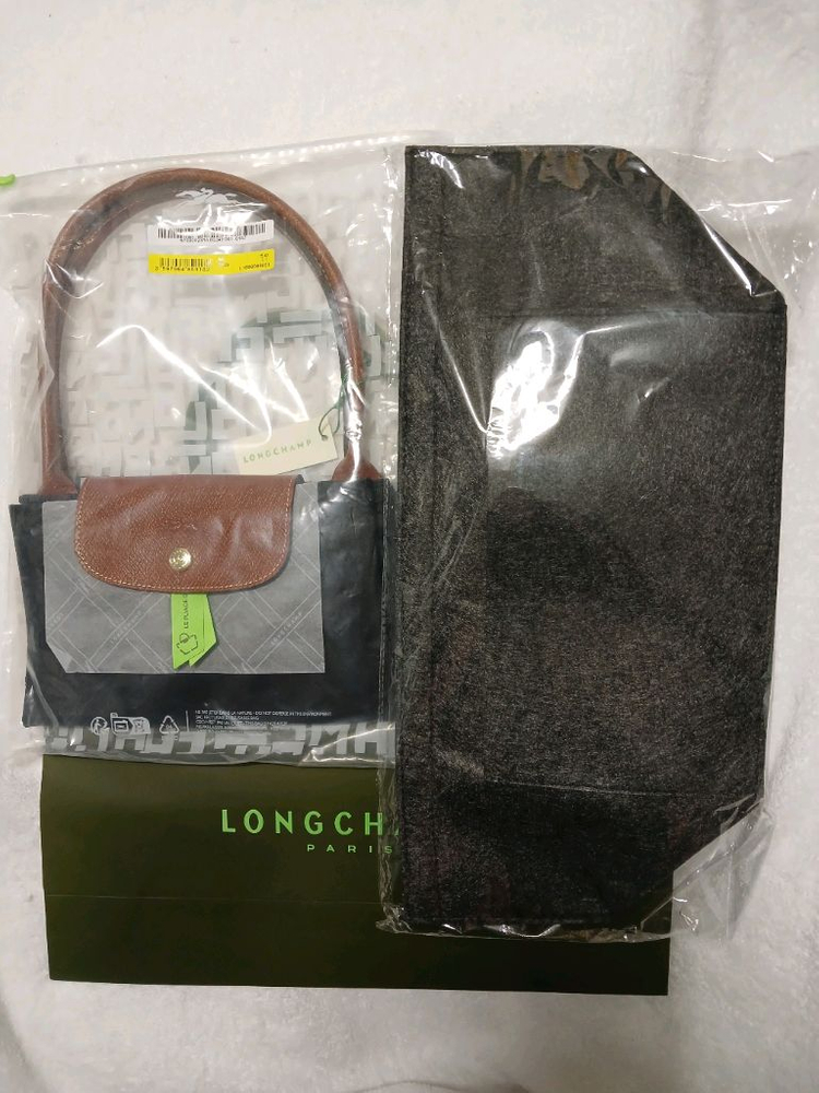 롱샴 르플리아쥬 블랙 라지 숄더백 팝니다 이미지