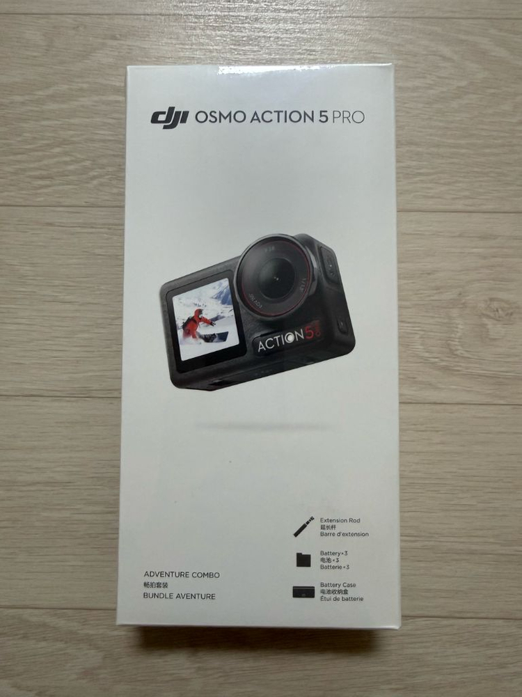 DJI 오즈모 액션5 프로 어드벤처 콤보 미개봉 새상품 이미지