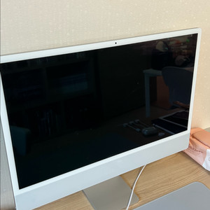 애플 아이맥 24인치 실버 이미지