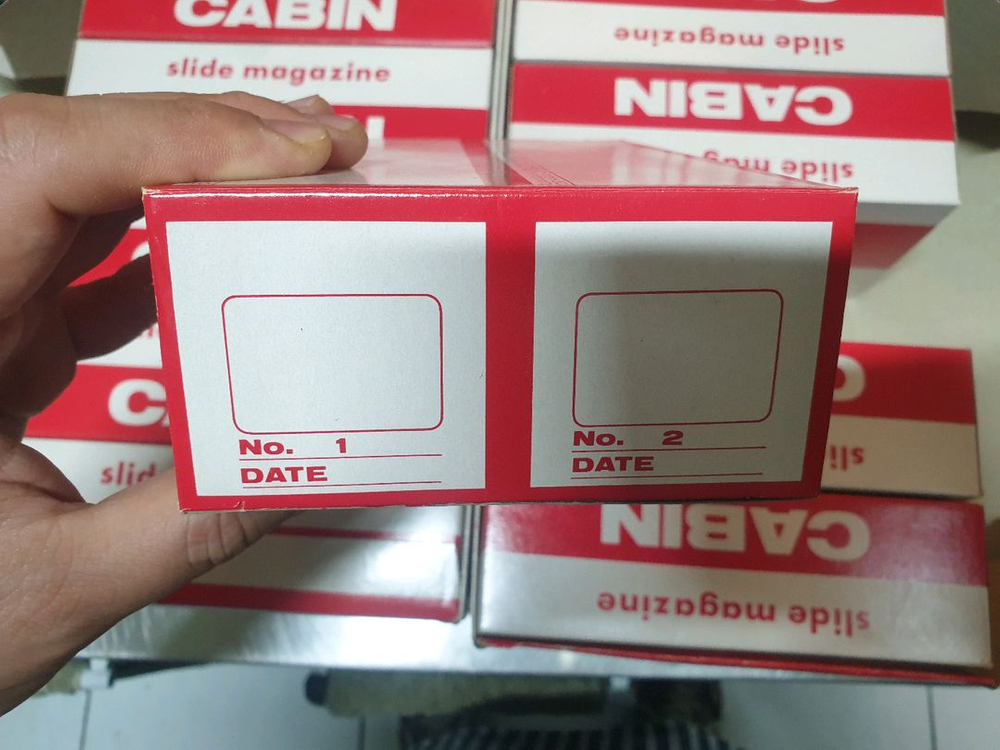 35mm 슬라이드필름 마운트 보관 케이스 CABIN(캐빈) 슬라이드 매거진 이미지