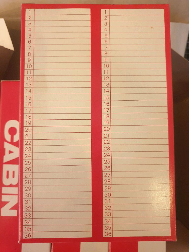 35mm 슬라이드필름 마운트 보관 케이스 CABIN(캐빈) 슬라이드 매거진 이미지