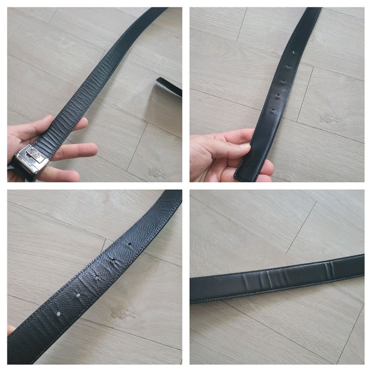 페라가모 간치니 남성 벨트 블랙 색상 이미지