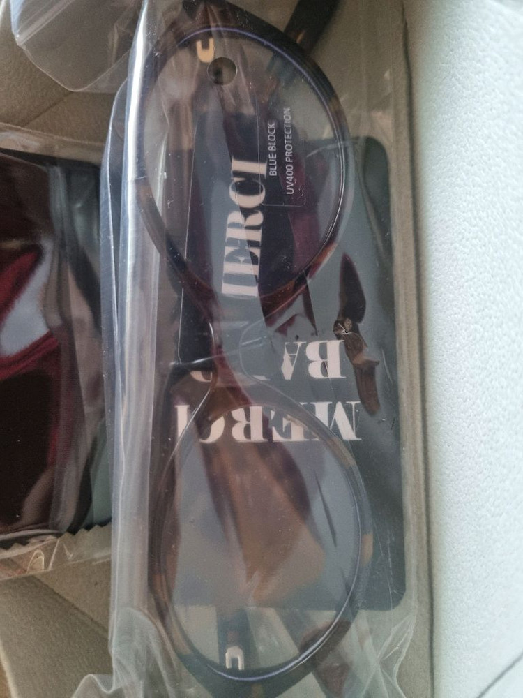 메르시밴드 [블루라이트 차단] 긱시크 오벌 안경 K9142 새제품 이미지