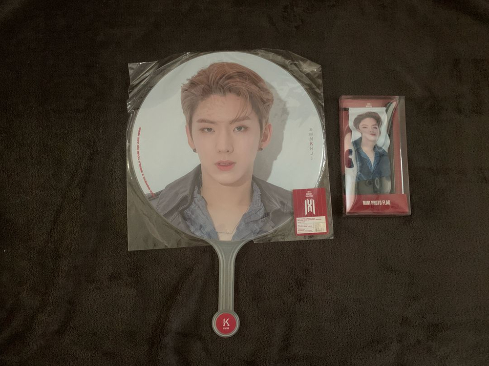 2019 몬스타엑스 콘서트 MD - 기현 이미지피켓(우치와) & 미니 포토플래그 이미지