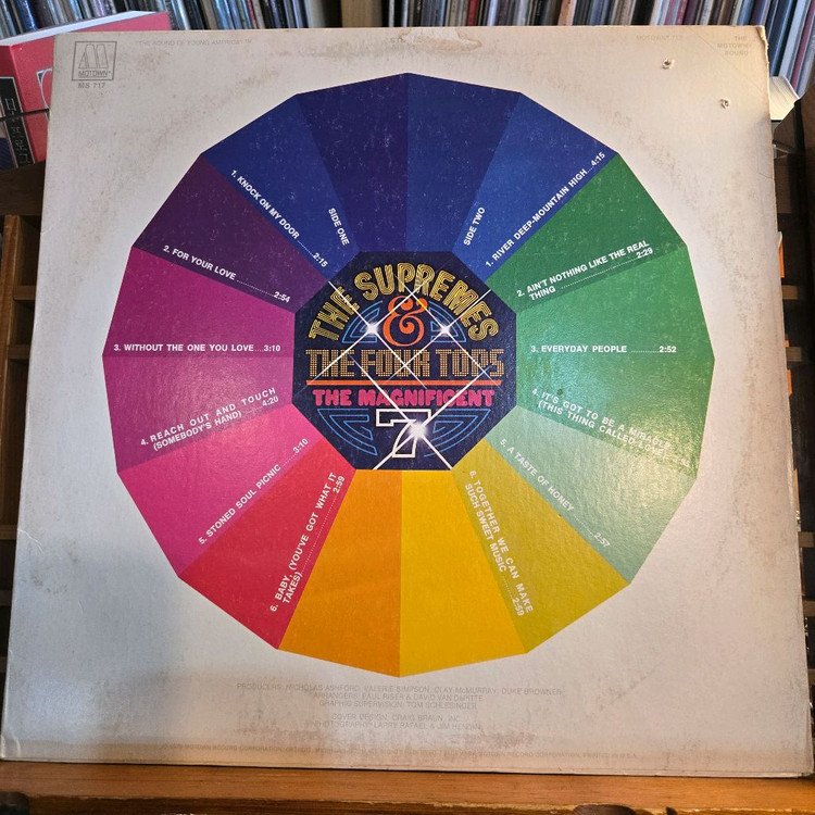 Supremes & Four Tops.magnificent 7.70.US.초반.EX/NM+.LP 이미지