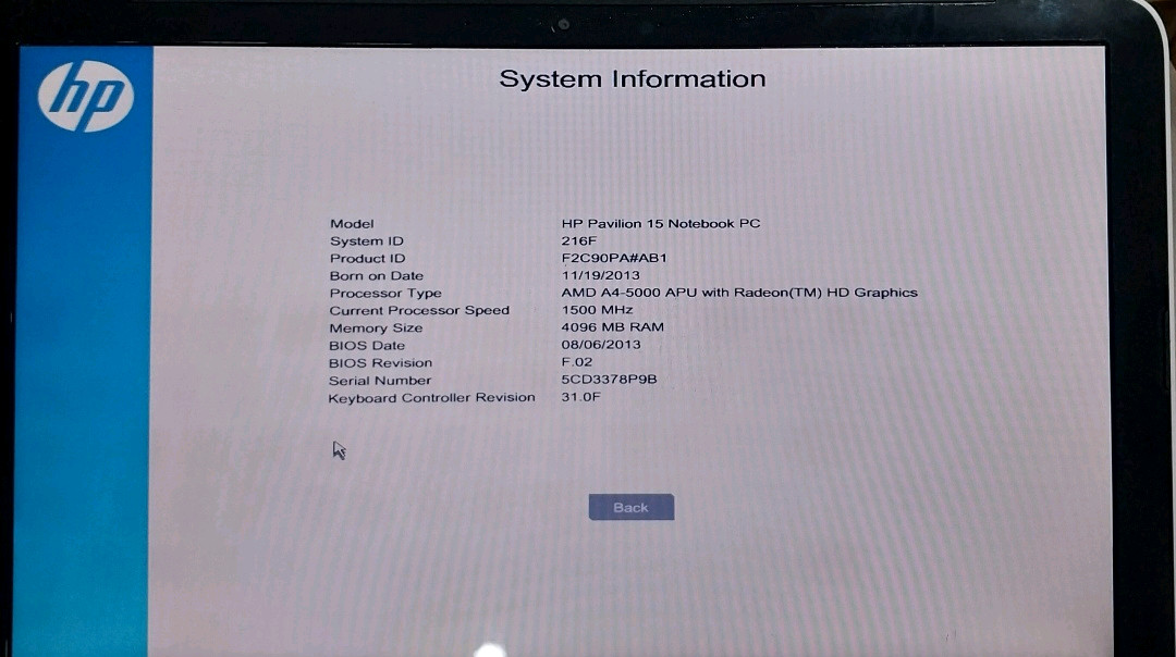 hp 노트북 부품용 이미지