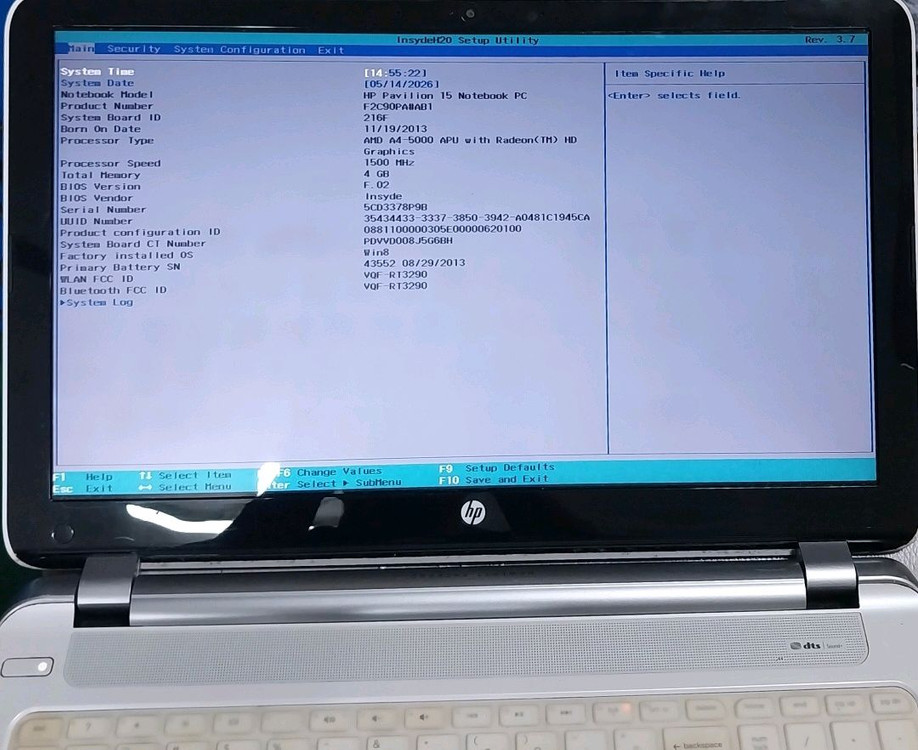 hp 노트북 부품용 이미지