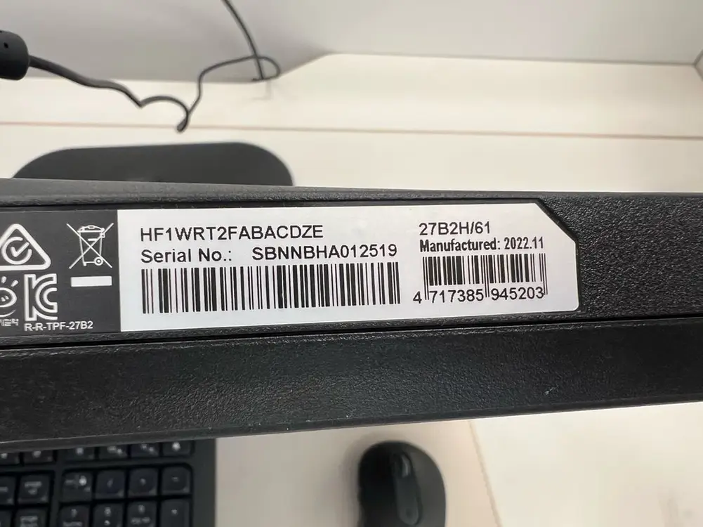 알파스캔 AOC 27인치 모니터 이미지