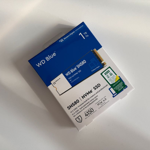 [NVMe SSD]WD SN580 1TB(미개봉) 이미지