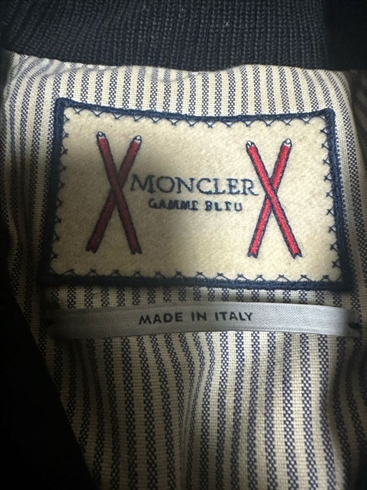 몽클레어 감마블루 / 울 소매 퀄팅 다운패딩 자켓 / 3 이미지