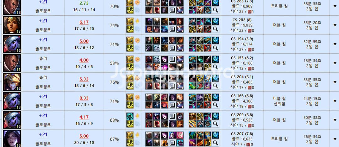 롤 맡김듀오대리배치강의lol 바로시작 이미지