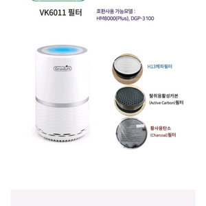 (새상품급)독일 그린루프트 공기청정기(음이온/LED터치무드등) 이미지