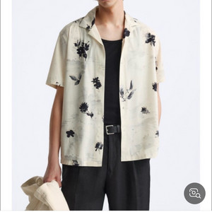zara 자라 프로럴 반팔 셔츠 이미지