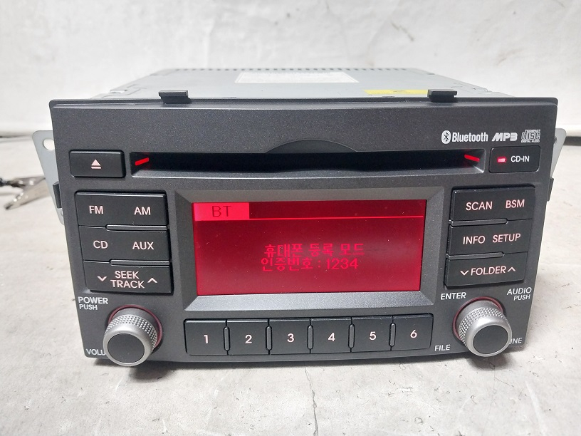 로체 이노베이션 블루투스 1CD USB 오디오 / 96160-2G550T0 이미지