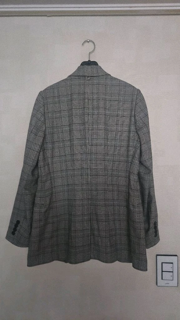 알레그리 체크 블레이저 48사이즈 이미지