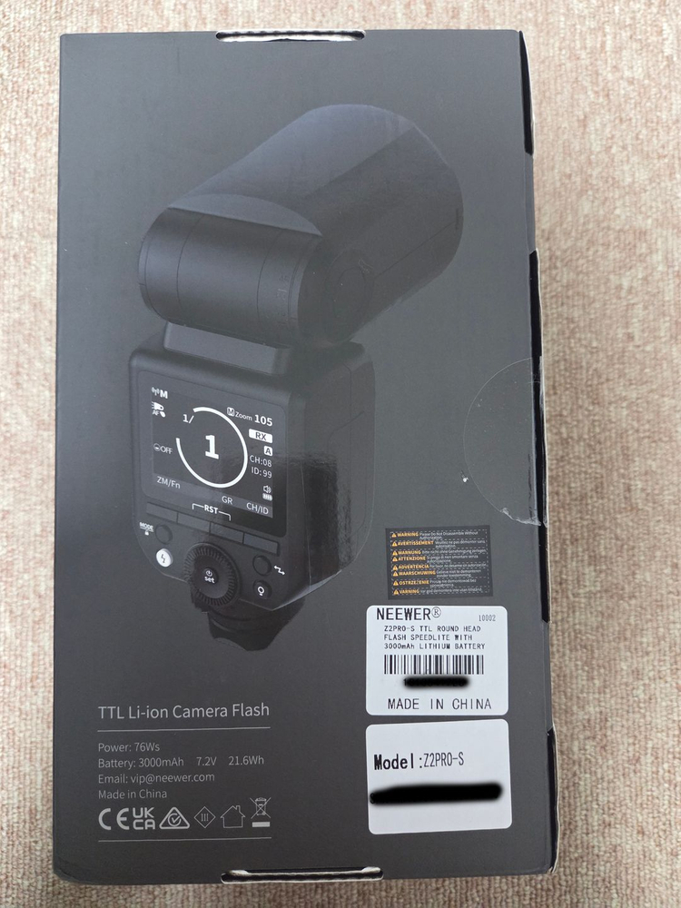 니워, NEEWER Z2 PRO 2.4G 외장 플래시 판매합니다. (SONY 용) 이미지