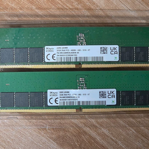 하이닉스 램 DDR5-4800 32GB(16GB X 2) 판매합니다 이미지