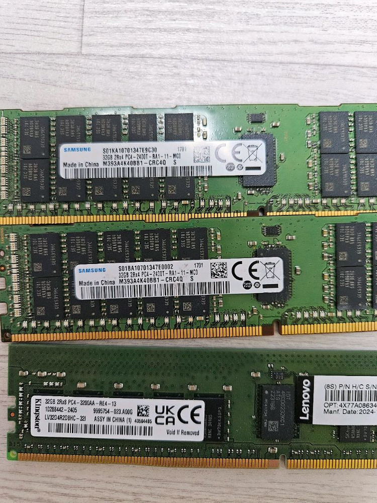 삼성 서버메모리 pc4- 32gb 16gb팝니다. 이미지