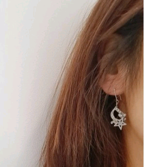 Dior 디올 정품 오블리크 스타 귀걸이 이미지