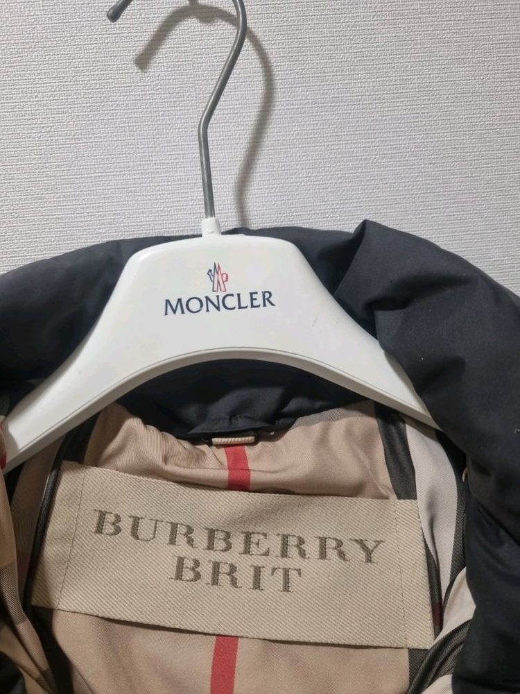 버버리 브릿 체크안감 퀼팅 롱패딩 구스다운 국내정품 이미지