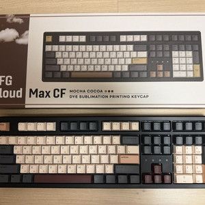 한성컴퓨터 TFG Cloud Max CF 염료승화 유무선 기계식 키보드 모카코코아 [문라이트 도독] 이미지