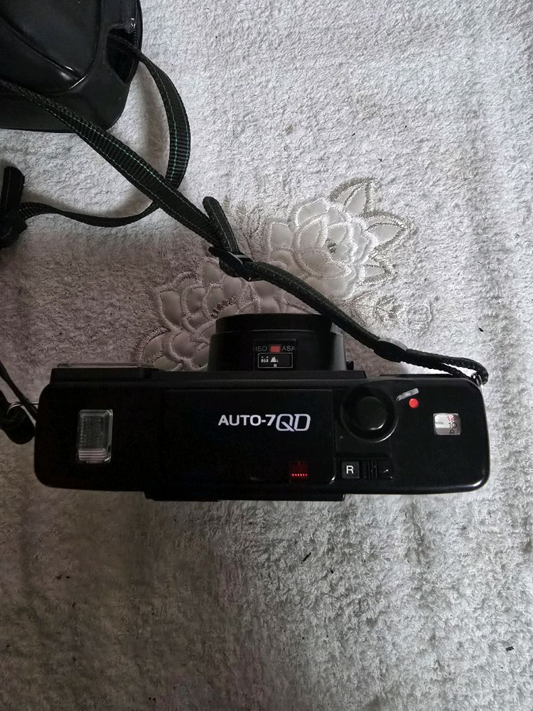 후지카 AUTO-7QD 블랙 필름 카메라 +케이스 이미지