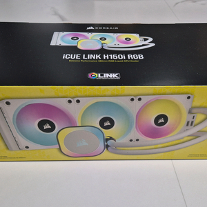 CORSAIR iCUE LINK H150i RGB (화이트) 3열 수냉 CPU 쿨러 이미지