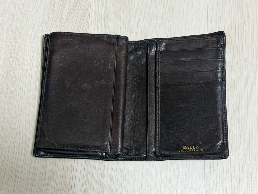 [정품] 발리(BALLY) 삼선 남성 반지갑 이미지