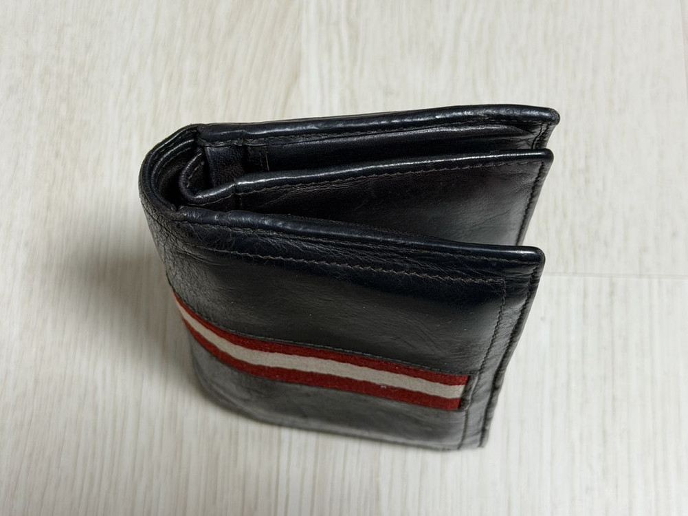 [정품] 발리(BALLY) 삼선 남성 반지갑 이미지