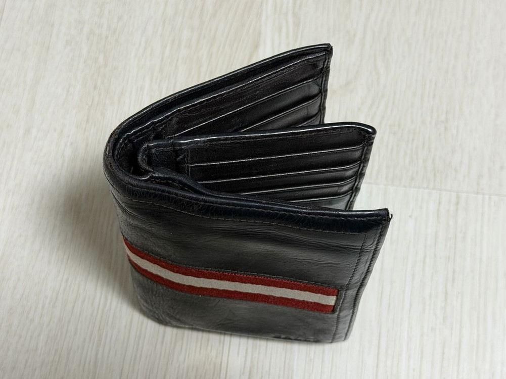 [정품] 발리(BALLY) 삼선 남성 반지갑 이미지