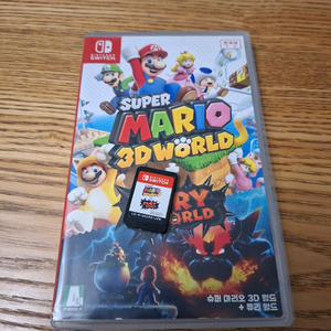 닌텐도스위치 슈퍼마리오3D월드+퓨리월드 타이틀 이미지