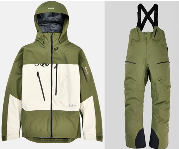 2324 Burton AK457 wolf green 셋업 L 이미지