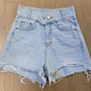<거의새옷> 디스트로이드 하이웨이스트 데님 이미지