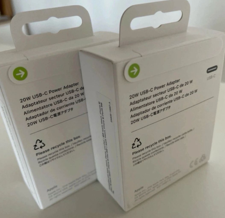 애플 정품 20W USB-C 전원 어댑터 2개 일괄 이미지
