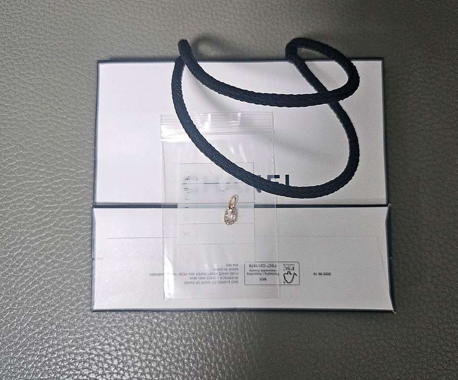 캐미러브 14k 로즈골드 벚꽃모거 목걸이 펜던트 모거나이트 이미지