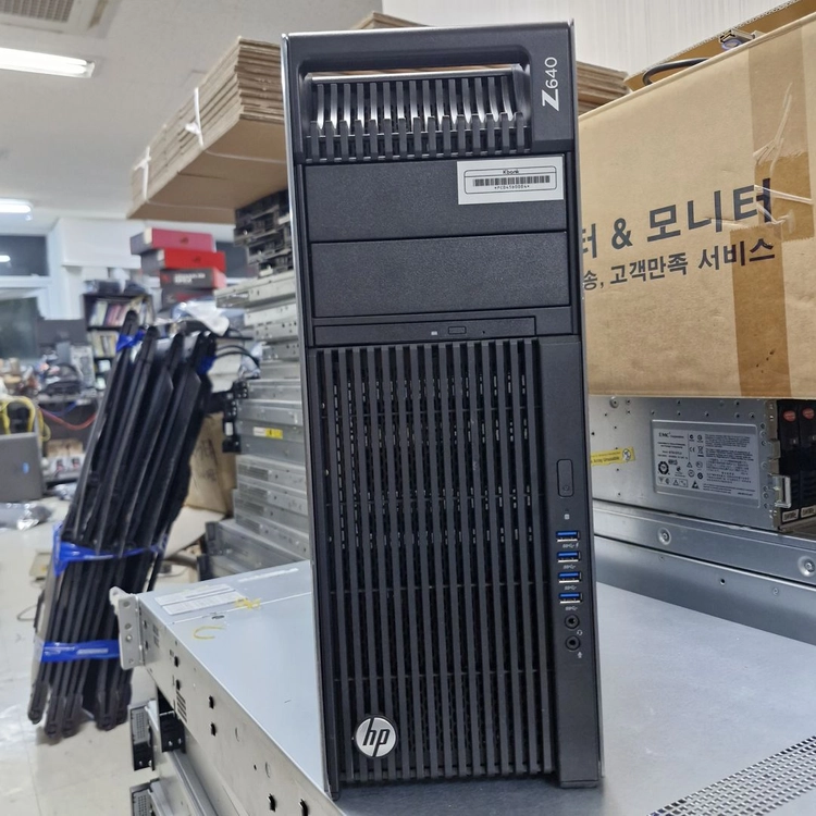 HP Z640 듀얼시피유 2x E5-2620V4 No RAM, No HDD 이미지
