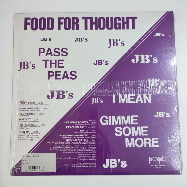 The JB's - Food For Thought (LP) 이미지